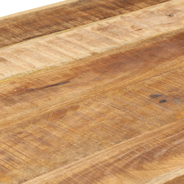 vidaXL Dining Table 220x100x75 cm Rough Solid Mango Wood