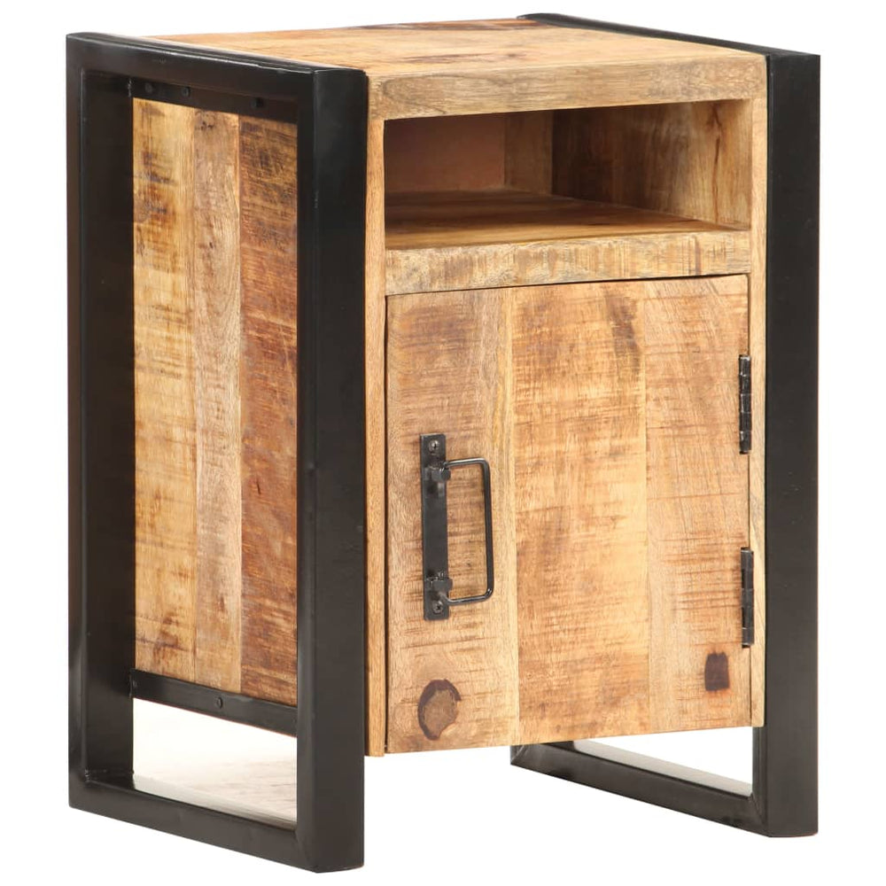 vidaXL Nightstand 40x35x55 cm Solid Mango Wood