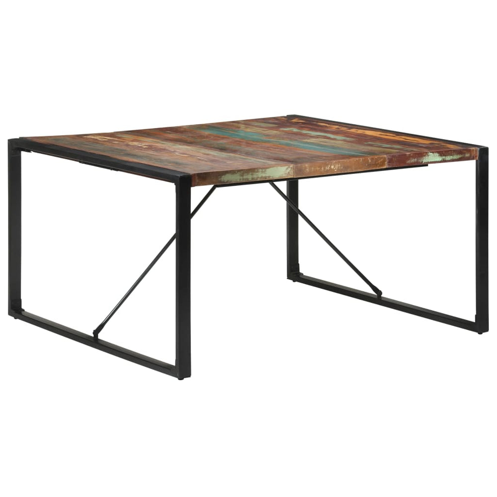 vidaXL Dining Table 140x140x75 cm Reclaimed Solid Wood