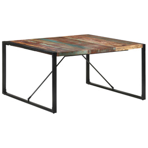 vidaXL Dining Table 140x140x75 cm Reclaimed Solid Wood