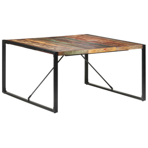 vidaXL Dining Table 140x140x75 cm Reclaimed Solid Wood