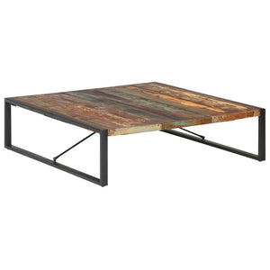 vidaXL Coffee Table 140x140x40 cm Recycled Solid Wood