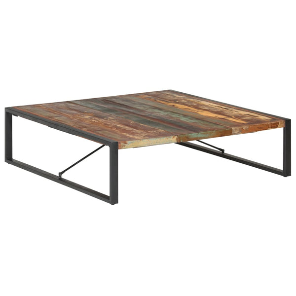 vidaXL Coffee Table 140x140x40 cm Recycled Solid Wood