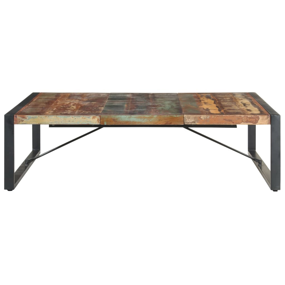 vidaXL Coffee Table 140x140x40 cm Recycled Solid Wood