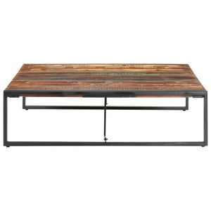 vidaXL Coffee Table 140x140x40 cm Recycled Solid Wood
