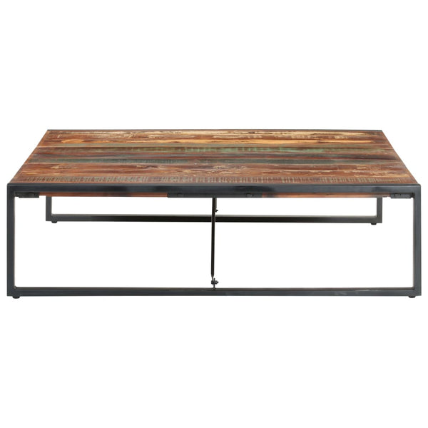 vidaXL Coffee Table 140x140x40 cm Recycled Solid Wood