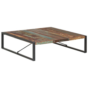 vidaXL Coffee Table 140x140x40 cm Recycled Solid Wood