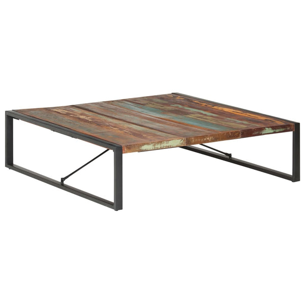 vidaXL Coffee Table 140x140x40 cm Recycled Solid Wood