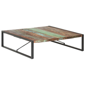 vidaXL Coffee Table 140x140x40 cm Recycled Solid Wood