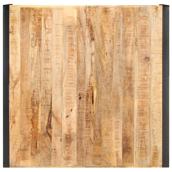 vidaXL Coffee Table 120x120x40 cm Rough Mango Wood