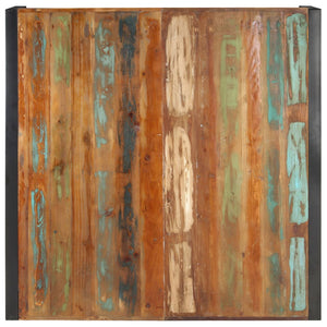 vidaXL Coffee Table 120x120x40 cm Solid Reclaimed Wood