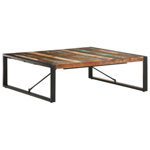 vidaXL Coffee Table 120x120x40 cm Solid Reclaimed Wood