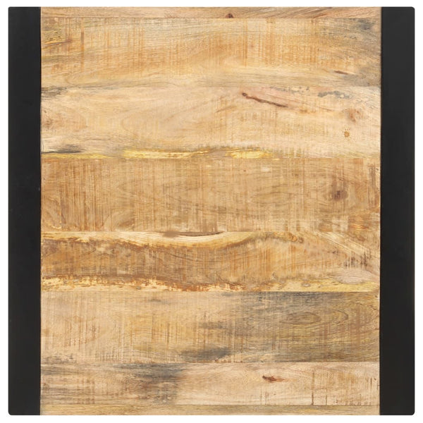 vidaXL Dining Table 60x60x75 cm Rough Solid Mango Wood