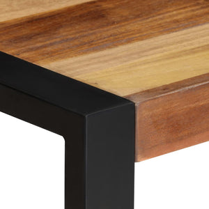 vidaXL Dining Table 60x60x75 cm Solid Acacia Wood
