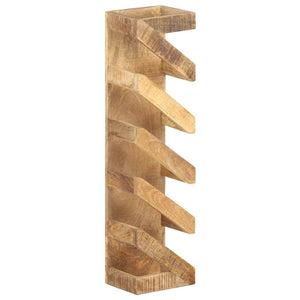 vidaXL Wine Rack for 5 Bottles Solid Mango Wood