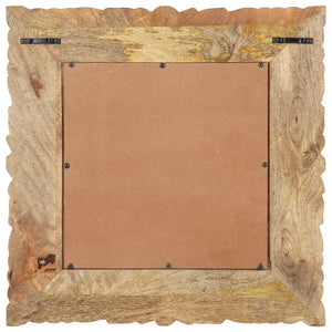 vidaXL Mirror 50x50 cm Solid Mango Wood