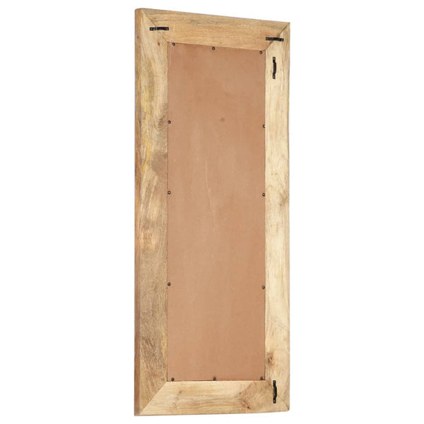 vidaXL Hand-Carved Mirror 110x50x2.5 cm Solid Mango Wood