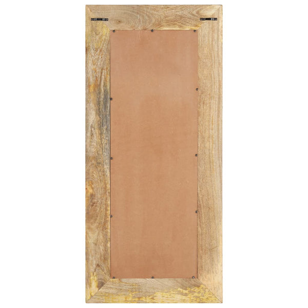 vidaXL Mirror 50x3x110 cm Solid Mango Wood