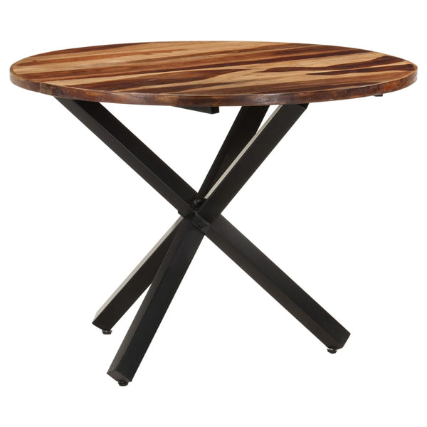 vidaXL Dining Table 100x100x75 cm Acacia Wood Honey Brown