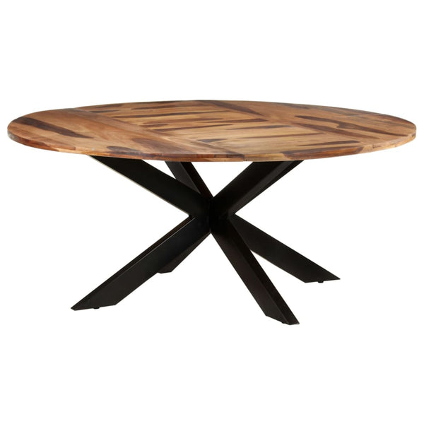 vidaXL Round Dining Table 175x75 cm Acacia Wood Honey Brown