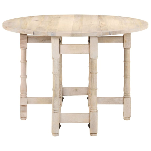vidaXL Round Dining Table 110x76 cm Solid Mango Wood