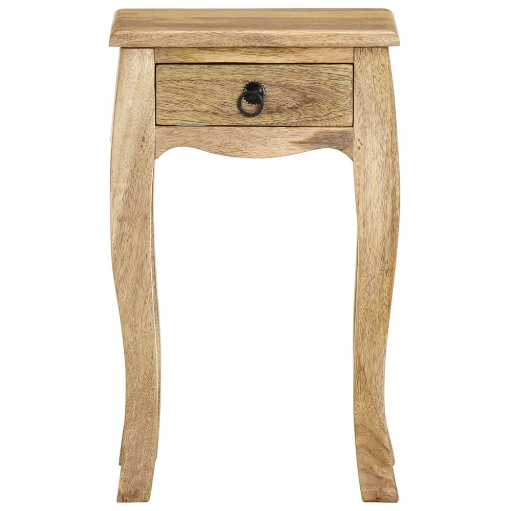 vidaXL Nightstand 28x28x46 cm Solid Mango Wood