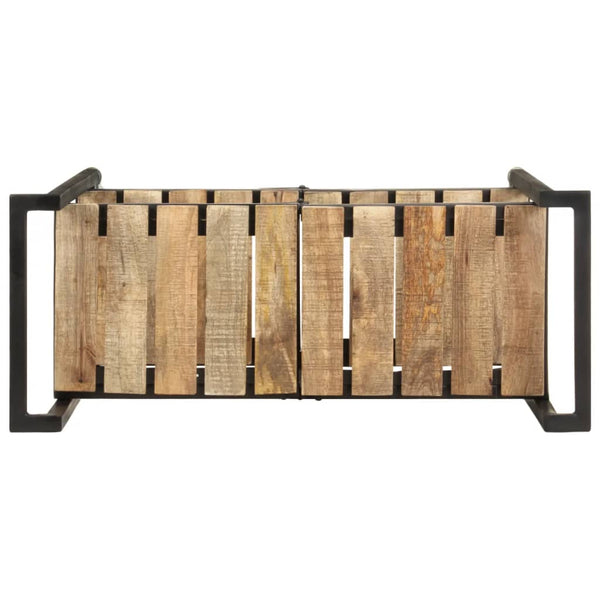 vidaXL Kitchen Trolley 87x36x81 cm Solid Mango Wood