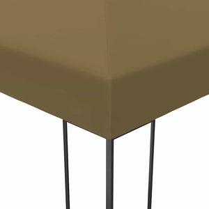 vidaXL Gazebo 3x4 m Taupe 180 g/m²