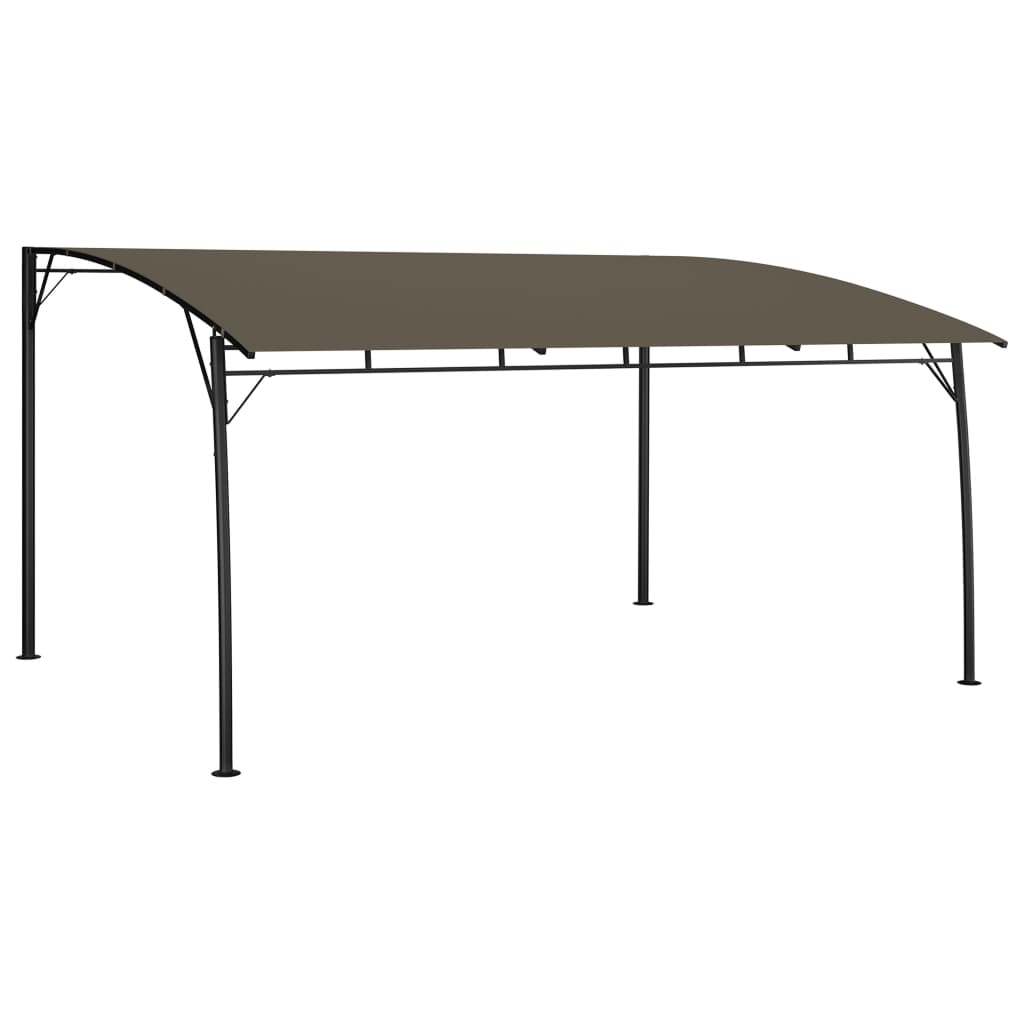 vidaXL Garden Sun Shade 4x3x2.55 m Taupe