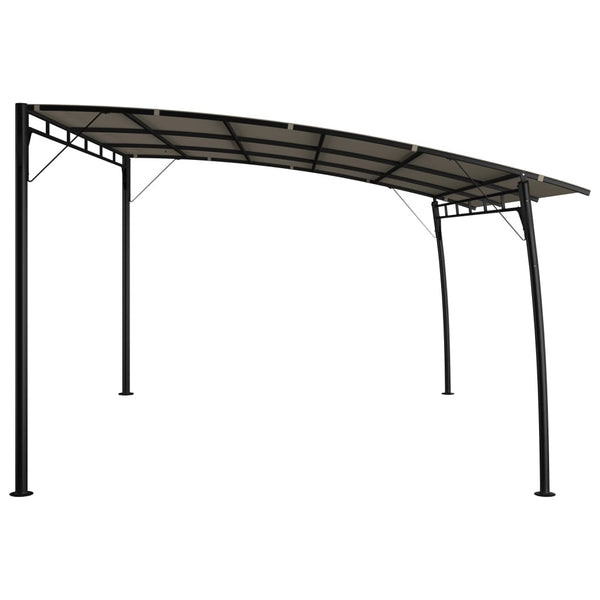 vidaXL Garden Sun Shade 4x3x2.55 m Taupe