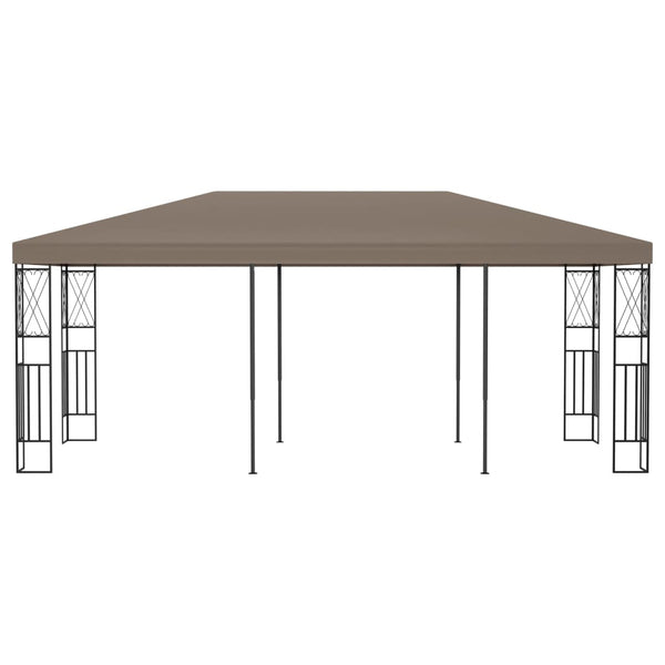 vidaXL Gazebo 6x3 m Taupe Fabric