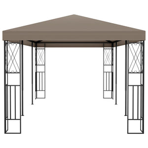 vidaXL Gazebo 6x3 m Taupe Fabric