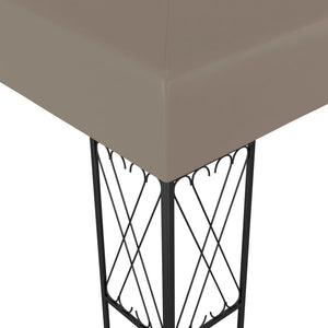 vidaXL Gazebo 6x3 m Taupe Fabric