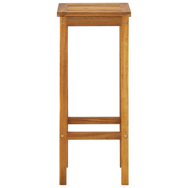vidaXL 3-Piece Balcony Bar Set Solid Acacia Wood