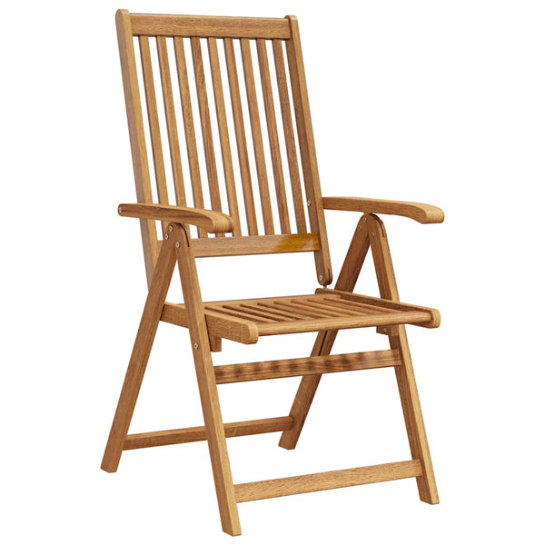 vidaXL Folding Garden Chairs 3 pcs. Solid Acacia Wood