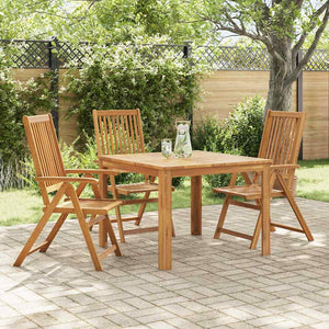 vidaXL Folding Garden Chairs 3 pcs. Solid Acacia Wood