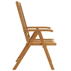 vidaXL Folding Garden Chairs 3 pcs. Solid Acacia Wood