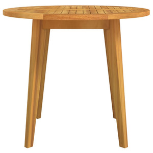 vidaXL Garden Table Ø85x75 cm Solid Acacia Wood