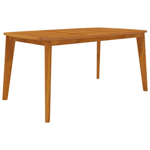 vidaXL Garden Table 160x90x75 cm Solid Acacia Wood
