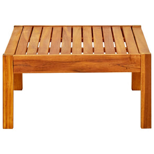 vidaXL Garden Table 85x57x29 cm Solid Acacia Wood