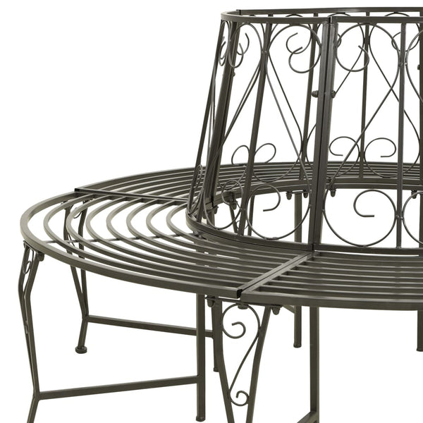 vidaXL Tree Bench 160 cm Steel