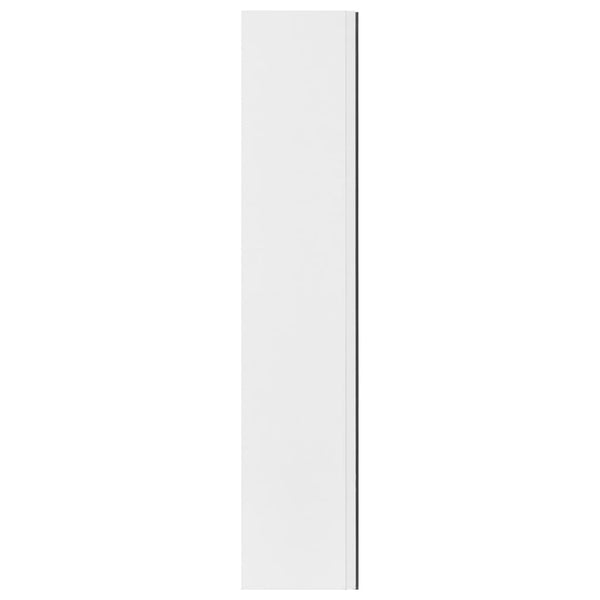 vidaXL Bathroom Mirror Cabinet White 60x15x75 cm MDF