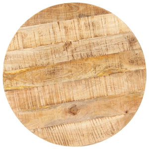 vidaXL Round Bistro Table Ø60x75 cm Rough Mango Wood