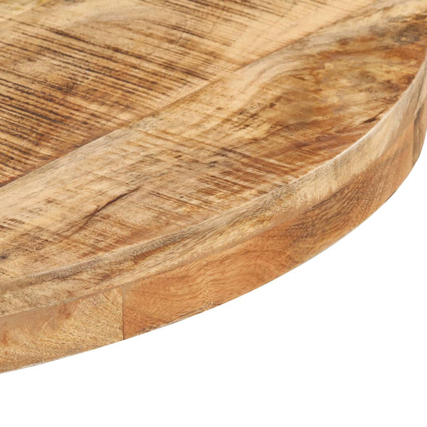 vidaXL Round Bistro Table Ø60x75 cm Rough Mango Wood