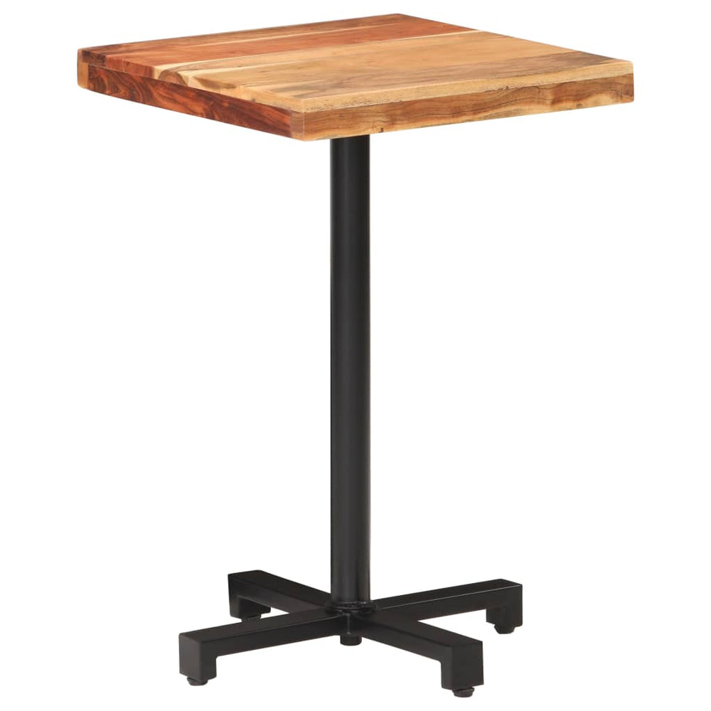 vidaXL Square Bistro Table 50x50x75 cm Solid Acacia Wood