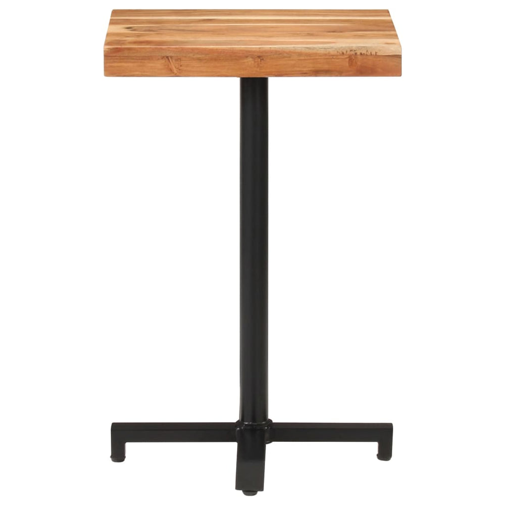 vidaXL Square Bistro Table 50x50x75 cm Solid Acacia Wood