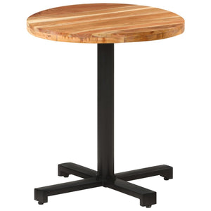vidaXL Round Bistro Table Ø70x75 cm Solid Acacia Wood