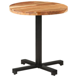 vidaXL Round Bistro Table Ø70x75 cm Solid Acacia Wood
