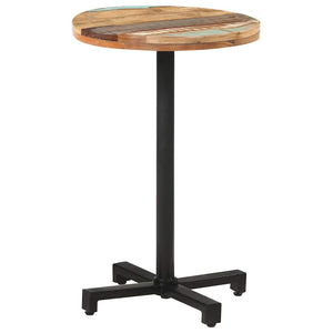 vidaXL Round Bistro Table Ø50x75 cm Solid Reclaimed Wood