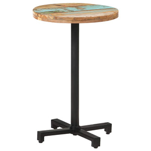 vidaXL Round Bistro Table Ø50x75 cm Solid Reclaimed Wood